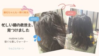 爆毛でもまとまる寝癖直しウォーターのアイキャッチ画像