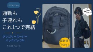 グレゴリースージーバックパックＭのアイキャッチ画像。通勤とマザーズバッグに最適