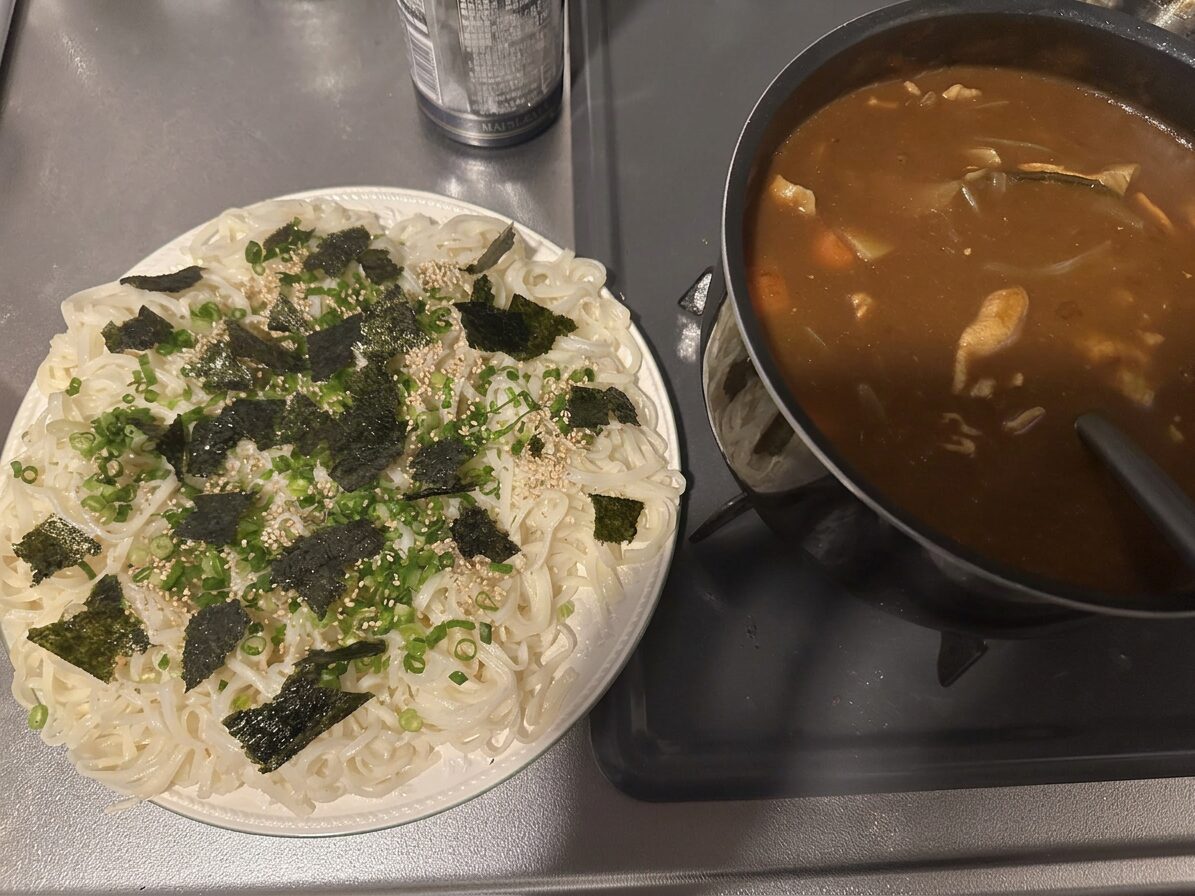 ワーママの作り置き例①：ザルうどんと2日分のカレー（らくらくバージョン）
